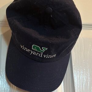 Vineyard Vines Dark Blue Hat with Green Logo